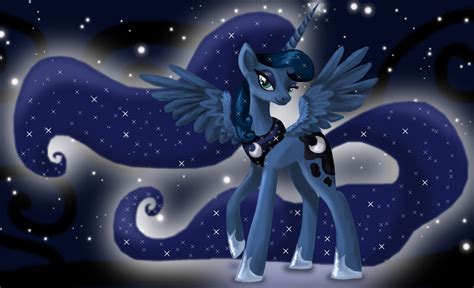 Image - Princess Luna wallpaper fan art by artist-suahkin.png - My ...