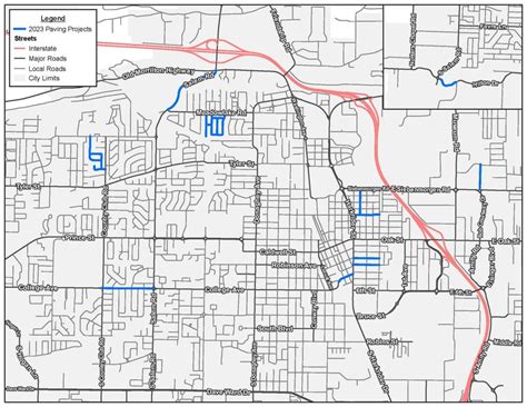 Spring 2023 asphalt overlay list | City of Conway, Arkansas