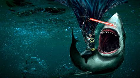 batman with a laser sword vs a shark.jpg « MyConfinedSpace