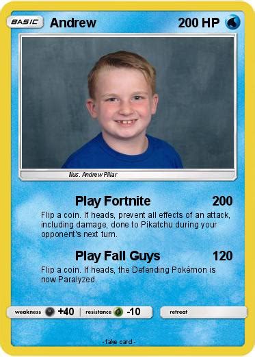 Pokémon Andrew 933 933 - Play Fortnite - My Pokemon Card