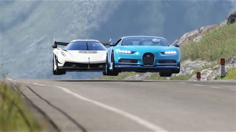 Koenigsegg Jesko vs Bugatti Chiron at Highlands Bugatti Chiron, Lifted ...