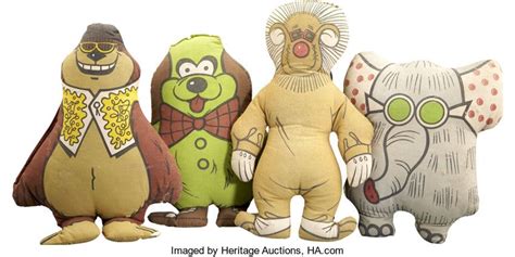 Banana Splits Plush Toys Set of Four (Hanna-Barbera, 1970s).... | Lot #14500 | Heritage Auctions ...