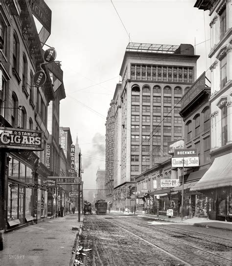 St. Louis, Missouri, circa 1900. Olive Street west from Sixth. | Olive street, Historical photos ...