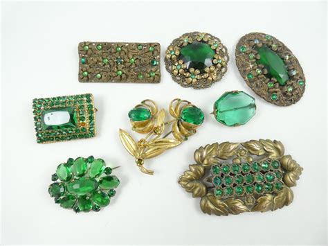 ART DECO BROOCHES | SILVER & FASHION JEWELLERY | Online Auction ...