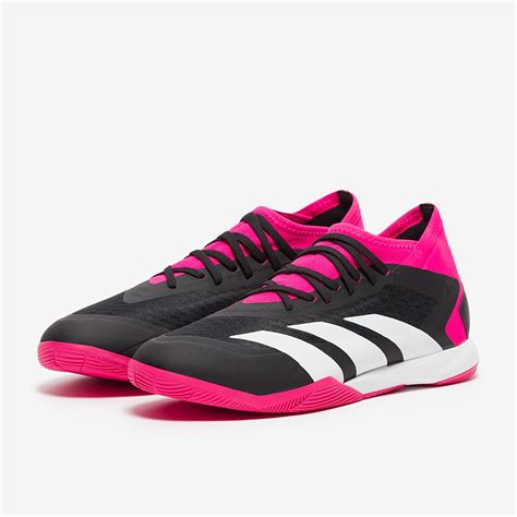 adidas Predator Accuracy.3 IN - Core Black/White/Team Shock Pink - Mens ...