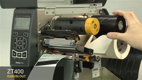 Removing the Ribbon from the ZT Series Zebra Tabletop Printers | Digi-Trax®