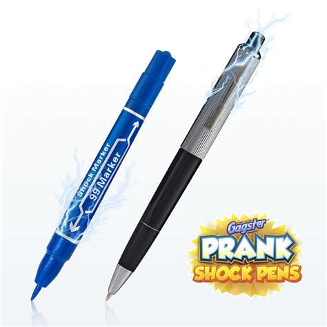 Shock Pen Marker Prank Set By Gagster- 2in1 Funny Trick PensFool Your friends 9780444884121 | eBay