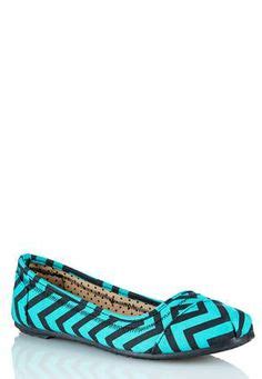 Cato Fashions Canvas Zig Zag Square Toe Flats #CatoFashions All About Shoes, Pretty Shoes, Zig Zag