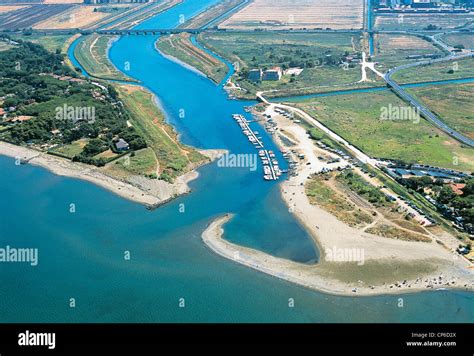 Tuscany - Albinia (Gr). Aerial view Stock Photo - Alamy