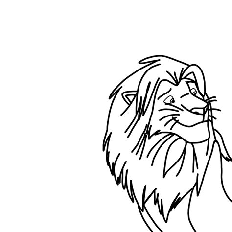 Simba (the lion king) base by awesometrollex on DeviantArt