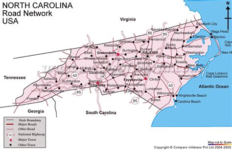 North Carolina Map