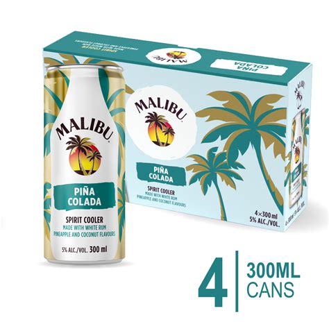 Malibu Pina Colada 4 x 300ml | Shop Today. Get it Tomorrow! | takealot.com