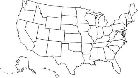 Vereinigte Staaten Karte Vereint · Kostenlose Vektorgrafik auf Pixabay