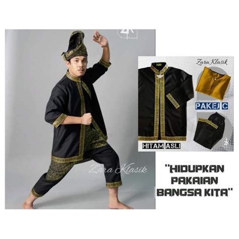 BAJU LAYANG BUSANA MELAYU ZARA KLASIK BAJU SILAT PAHLAWAN MEMANAH TAHAN LASAK KUALITI MANTAP🔥 ...