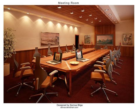 meeting room night | Meeting room design, Meeting room design office ...