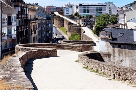 Roman wall of Lugo.Spain — Stock Photo © mmedp #36488009