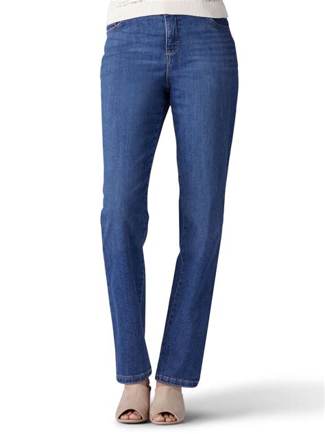 Lee Women's Petite Instantly Slims Classic Relaxed Fit Straight Leg Jean - Seattle - Walmart.com