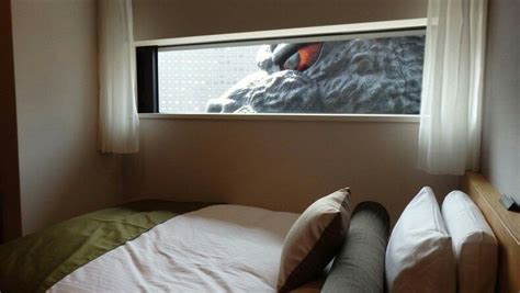 Godzilla Viewing room, Hotel Gracery | Room themes, Godzilla, Viewing room