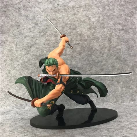 One Piece Action Figure Anime Model Roronoa Zoro Doll Decoration Classic Colllection Figurine ...