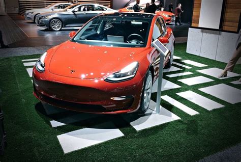 Tesla showcases Model 3 in rare LA Auto Show appearance as exhibitor