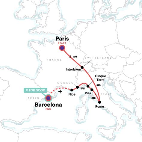 Paris to Barcelona: Tapas & Train Rides in Italy, Europe - G Adventures