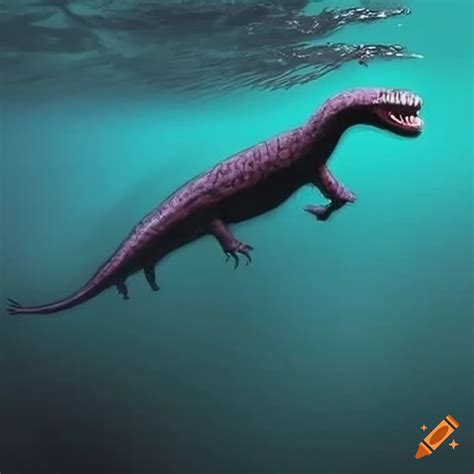 Illustration of the loch ness monster on Craiyon