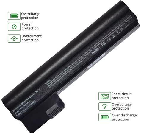 6-Cell Hp Mini 110-3105tu Battery |55WH,10.8V Hp Mini 110-3105tu Laptop ...