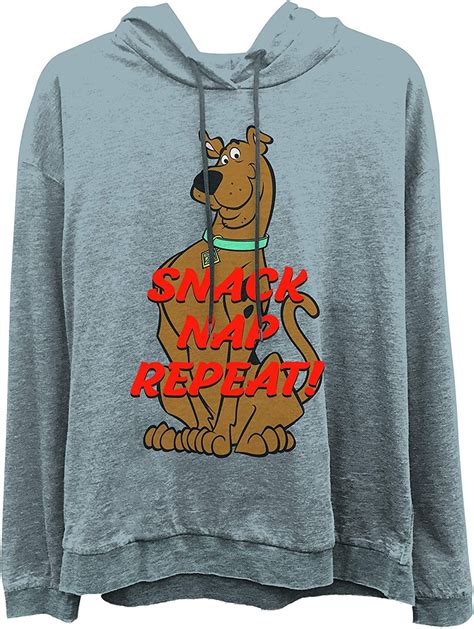 Scooby Doo Ladies Fashion Hoody Burnout Fleece Hoody (Charcoal, XX-Large) - Walmart.com ...