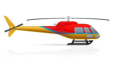 civilian passenger helicopter vector illustration 513347 Vector Art at Vecteezy