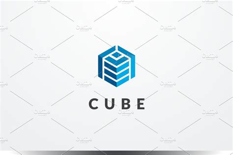 Cube Logo | Illustrator Templates ~ Creative Market