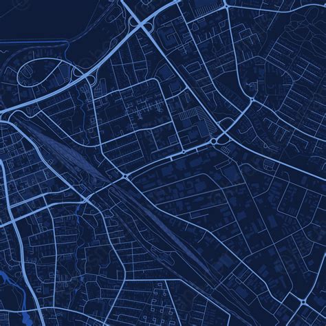 Seinäjoki - Dark Blue Vector Map | Boundless Maps