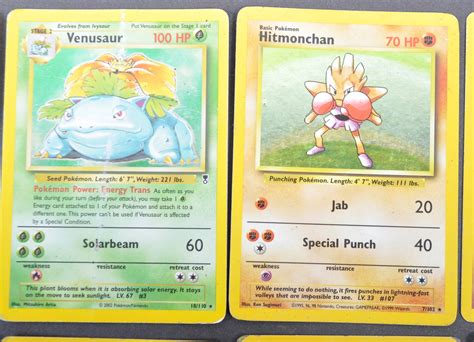 A collection of 10x original vintage 1990's Pokemon The Trading Card ...