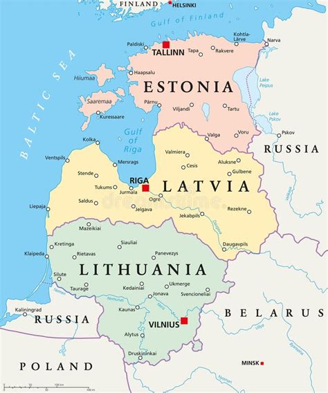 Baltic States Map Stock Illustrations – 342 Baltic States Map Stock ...