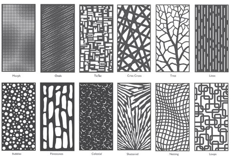 Material Showcase - Laser Cut Collection - Moz Designs | Decorative Metal and Architectural Products