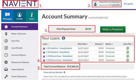 Anatomy of a Student Loan Account Summary | Student Debt Warriors