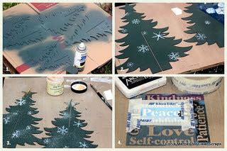 crafty goodies: Christmas Trees by Clear Scraps~