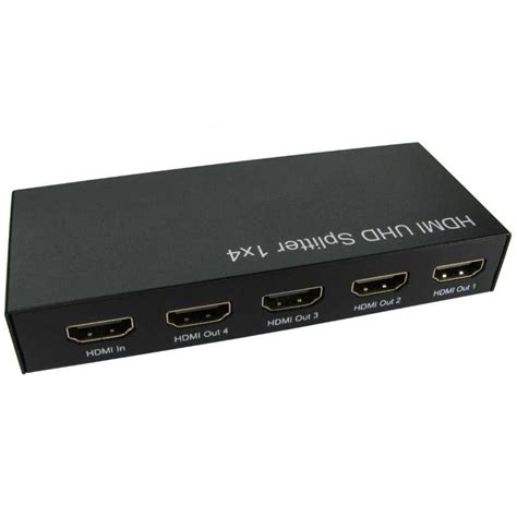 HD-SP204-HD2 4-Port HDMI Splitter (3D & 4K Support) - KVM Solutions