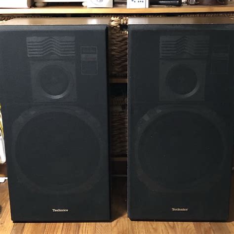 Vintage Technics floor house speakers | Reverb