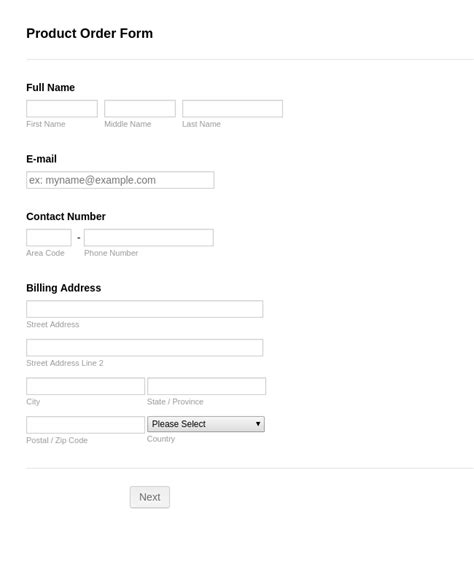 420+ Order Forms - Form Templates | JotForm