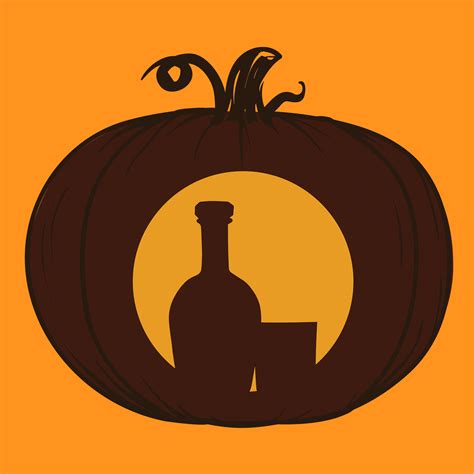 Bourbon-Inspired Pumpkin Carving Stencils For Halloween | A. Smith ...