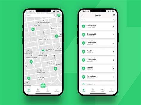 EV Spot - Electric Vehicle Charging Station Finder App :: Behance