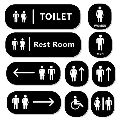 Toilet sign design. Vector Illustration. 20715739 Vector Art at Vecteezy