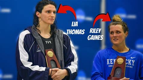 Riley Gaines SPEAKS OUT about Transgender Swimmer Lia Thomas - YouTube