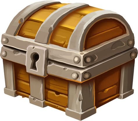 Treasure chest PNG transparent image download, size: 1262x1112px