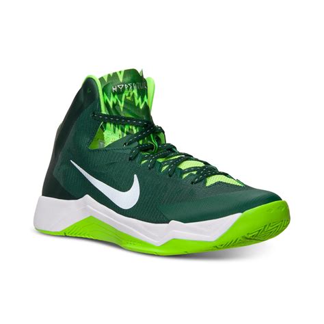 Nike Mens Hyper Quickness Basketball Sneakers From Finish Line in Green for Men - Lyst