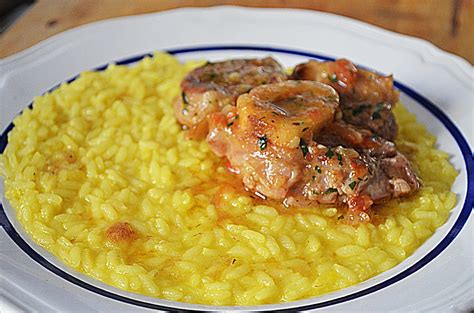 Risotto alla milanese con ossobuco