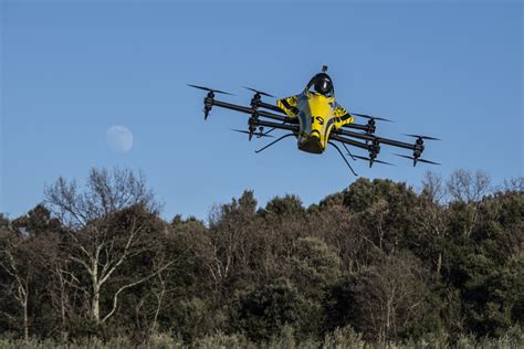 "Big Drone", a Manned Aerobatic Drone, Successfully Completes Test ...