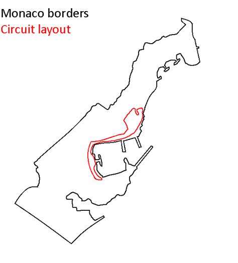 Circuit de Monaco on Monaco map : r/MapPorn