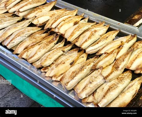 Turkish Street Food Fish Bread / Balik Ekmek. Traditional Food Stock ...