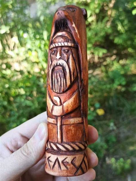 Veles god wooden statue Slavic mythology decor – WikkedKnot jewelry